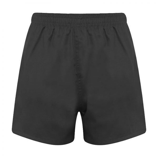 SportShortsBlackFront