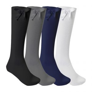 Knee High Bow Design Socks