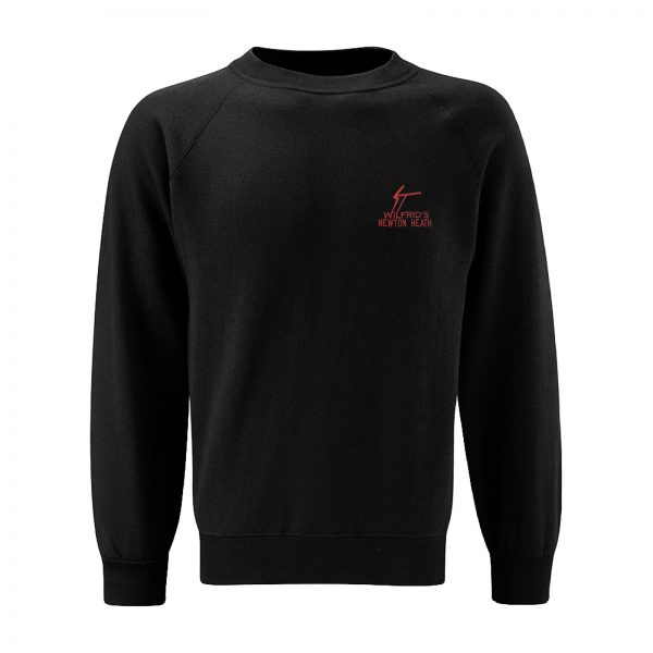 StWilfredsBlackSweatshirtFront